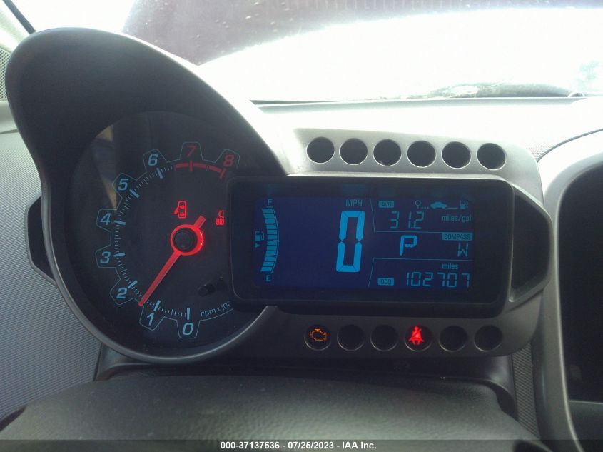 2013 CHEVROLET SONIC LT - 1G1JC5SB0D4241393