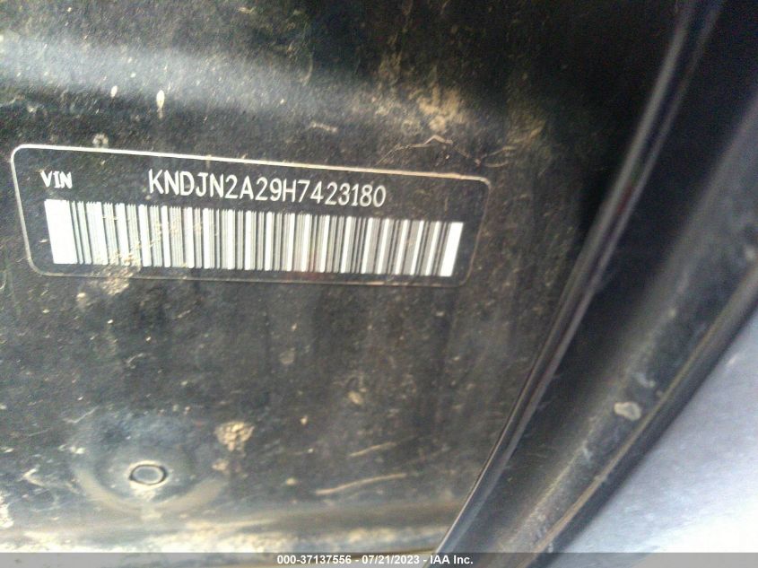 2017 KIA SOUL BASE - KNDJN2A29H7423180