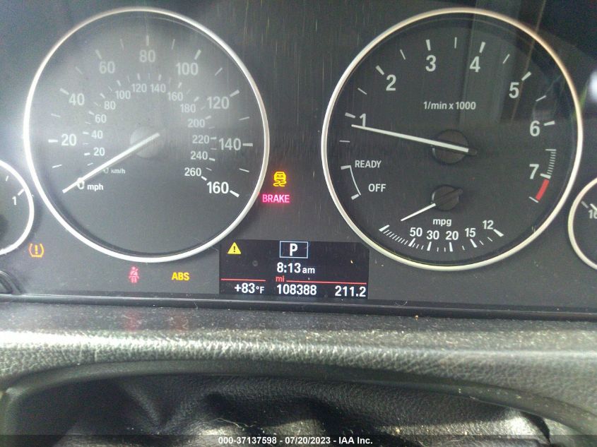 2015 BMW 3 SERIES 320I - WBA3B1C54FK138977