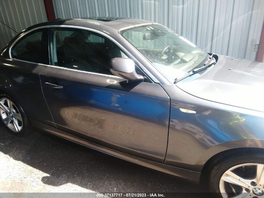 2013 BMW 1 SERIES 128I WBAUP9C58DVS95783