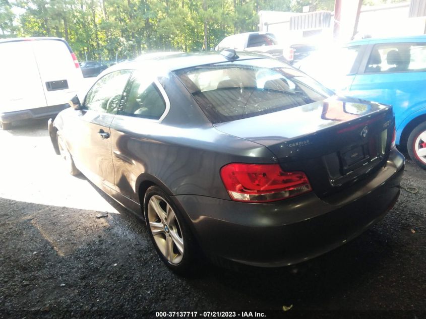 2013 BMW 1 SERIES 128I WBAUP9C58DVS95783