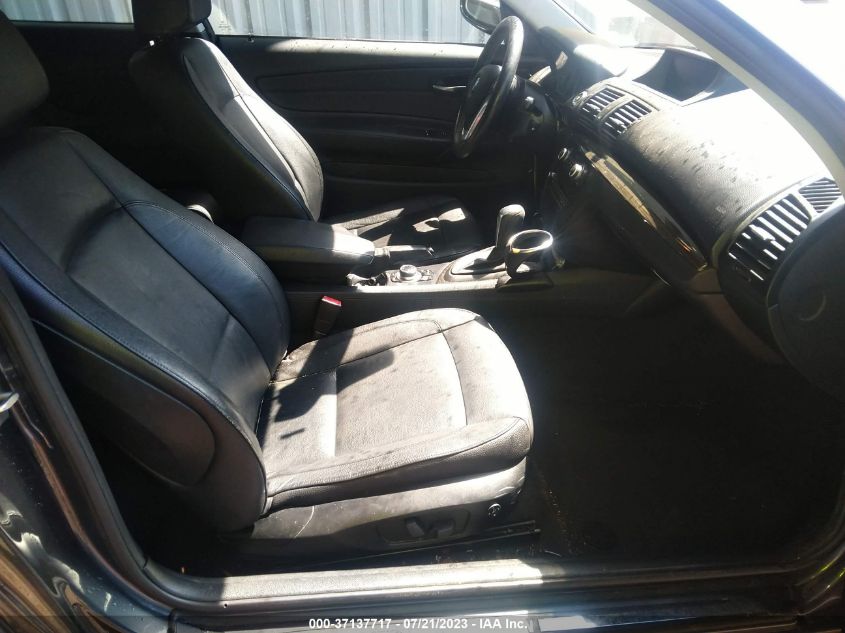 2013 BMW 1 SERIES 128I WBAUP9C58DVS95783