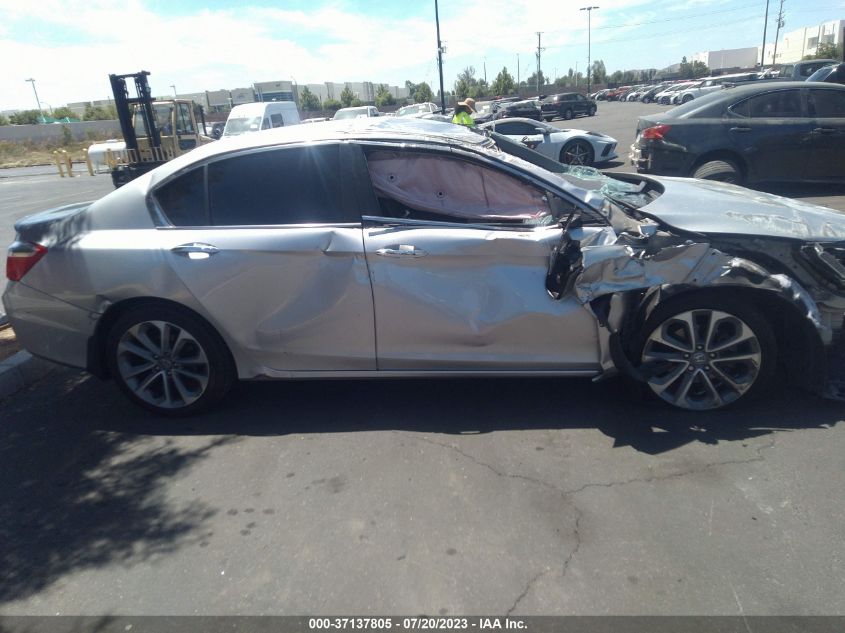 2014 HONDA ACCORD SEDAN SPORT - 1HGCR2F54EA017663