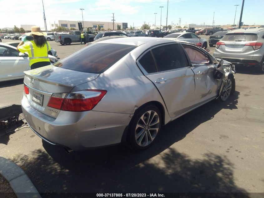 2014 HONDA ACCORD SEDAN SPORT - 1HGCR2F54EA017663