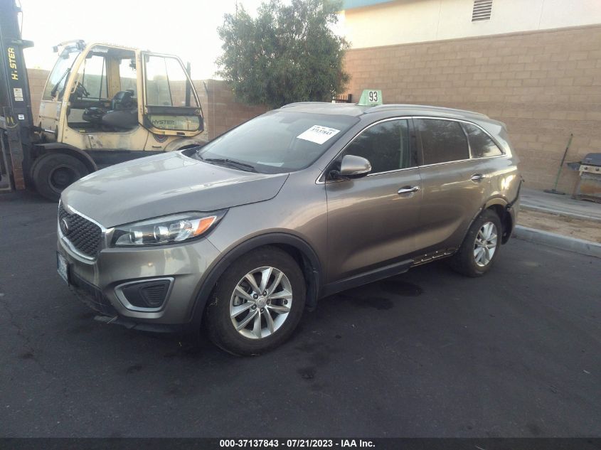 2016 KIA SORENTO LX - 5XYPG4A32GG043298