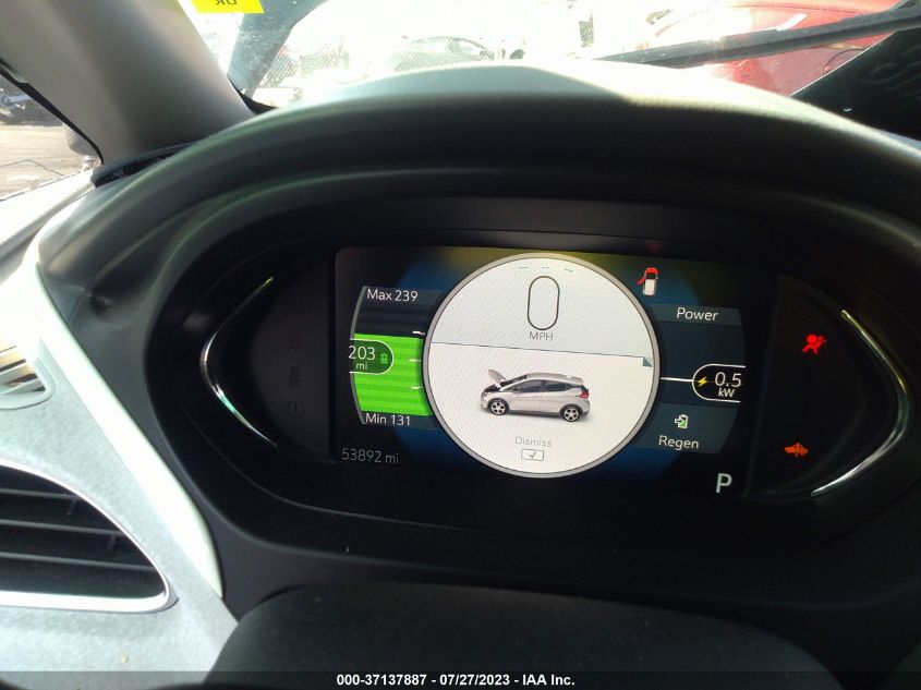2017 CHEVROLET BOLT EV LT - 1G1FW6S00H4134349