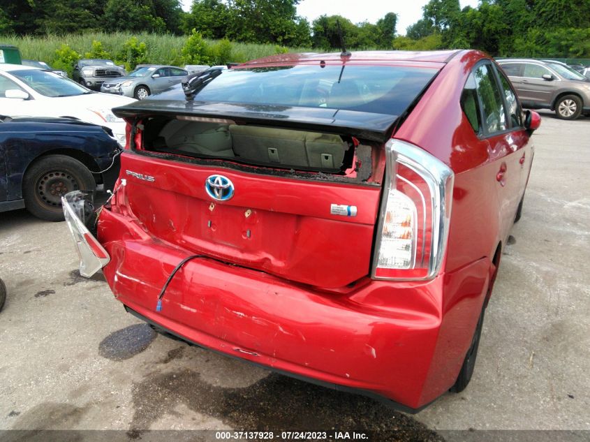 2013 TOYOTA PRIUS ONE/TWO/THREE/FOUR/FIVE - JTDKN3DU3D0338863