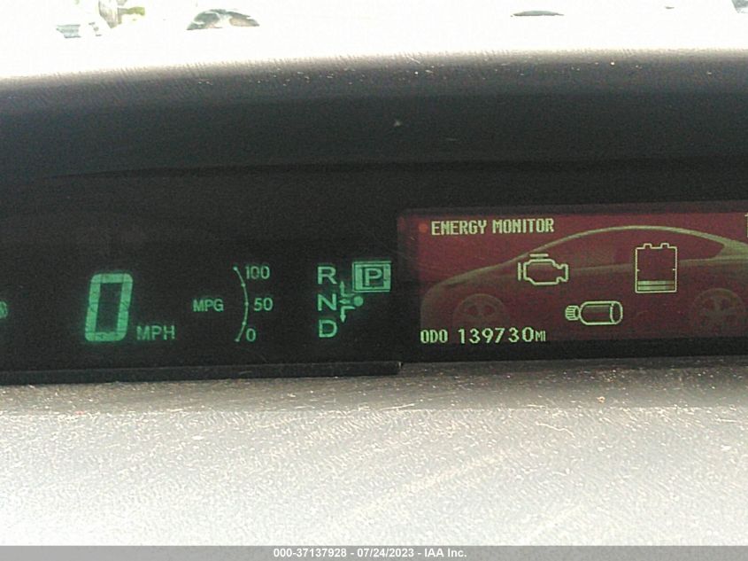 2013 TOYOTA PRIUS ONE/TWO/THREE/FOUR/FIVE - JTDKN3DU3D0338863