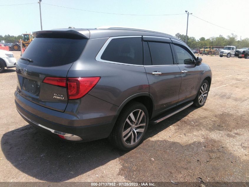 2016 HONDA PILOT ELITE - 5FNYF6H04GB116922