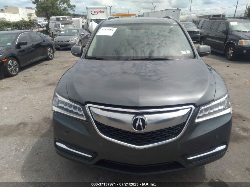 2015 ACURA MDX ADVANCE - 5FRYD4H85FB016003