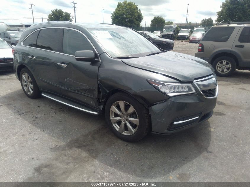 2015 ACURA MDX ADVANCE - 5FRYD4H85FB016003
