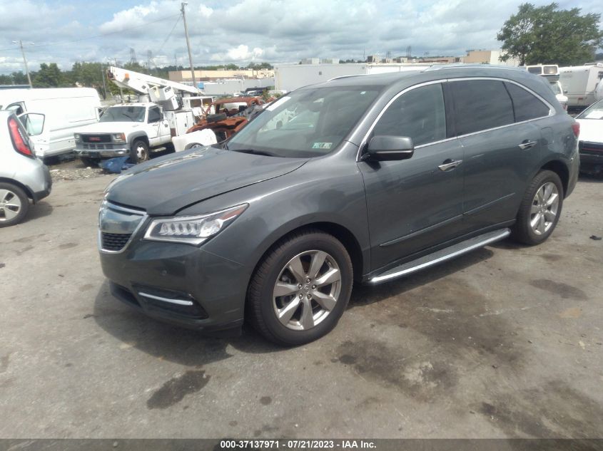 2015 ACURA MDX ADVANCE - 5FRYD4H85FB016003