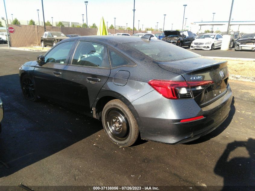 2023 HONDA CIVIC SEDAN SPORT - 2HGFE2F50PH522662