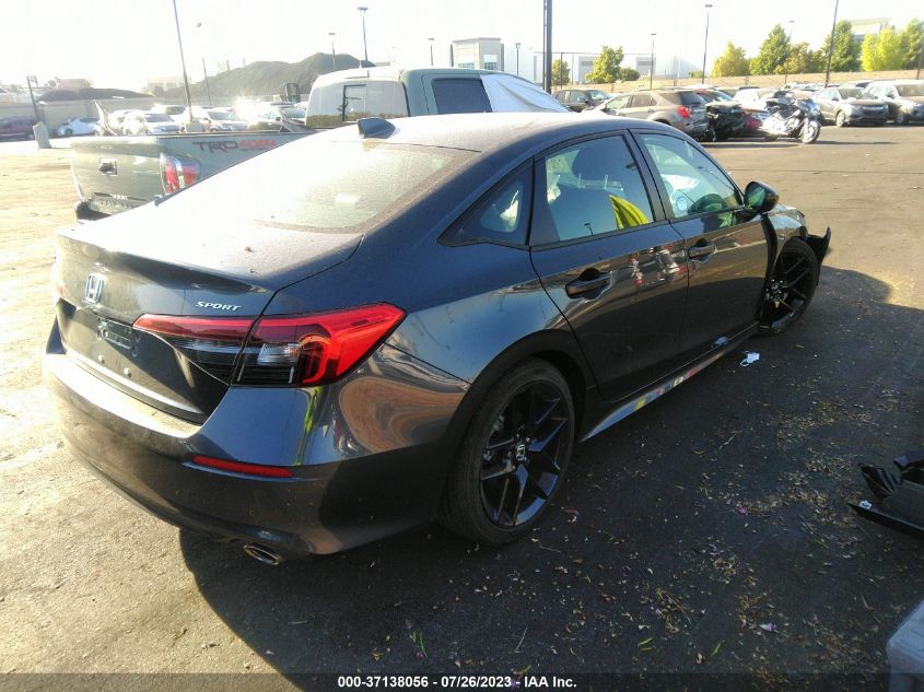 2023 HONDA CIVIC SEDAN SPORT - 2HGFE2F50PH522662