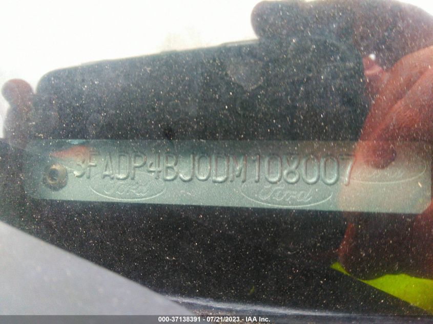 2013 FORD FIESTA SE - 3FADP4BJ0DM108007