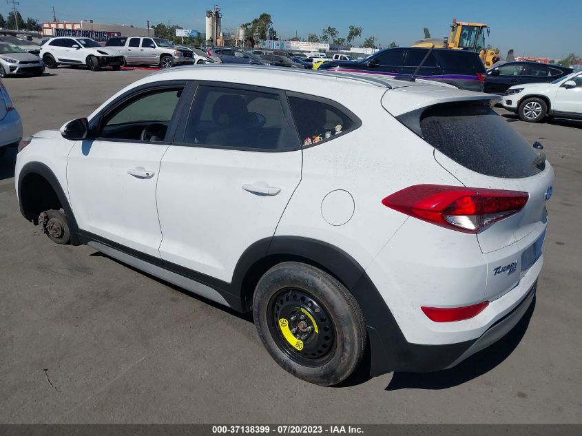 2017 HYUNDAI TUCSON LIMITED/SPORT AND ECO/SE - KM8J3CA27HU466912