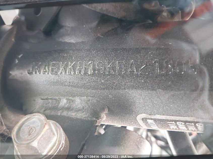 2019 KAWASAKI EX400 JKAEXKH19KDA21805