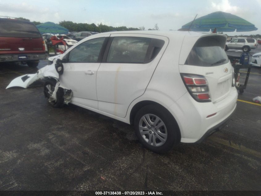 2017 CHEVROLET SONIC - 1G1JG6SH3H4166824