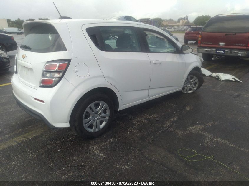 2017 CHEVROLET SONIC - 1G1JG6SH3H4166824