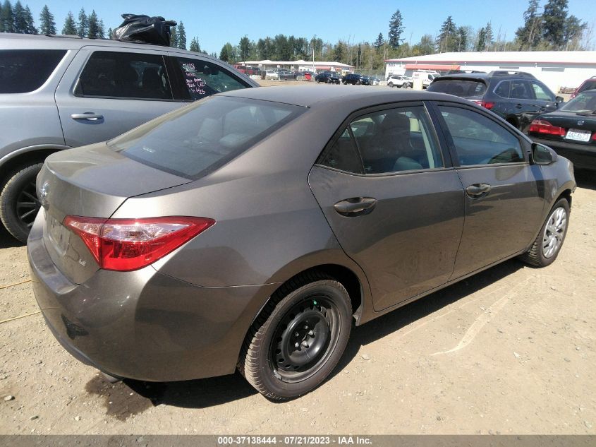 2018 TOYOTA COROLLA L/LE/XLE/SE/XSE - 2T1BURHE1JC103999