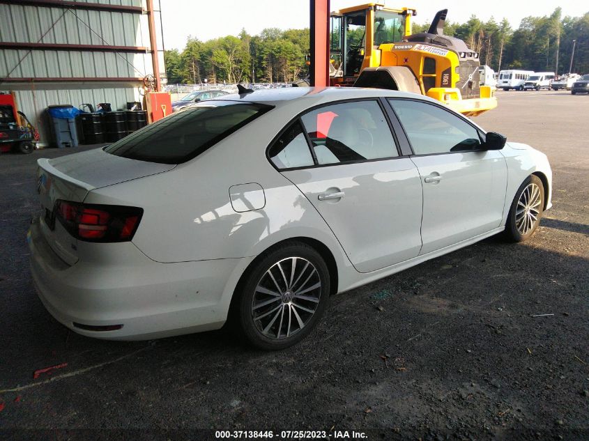 2016 VOLKSWAGEN JETTA SEDAN 1.8T SPORT - 3VWB17AJ2GM299274