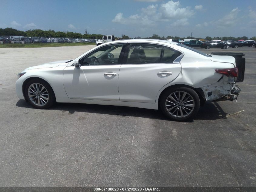 2021 INFINITI Q50 3.0T LUXE - JN1EV7BR1MM755705