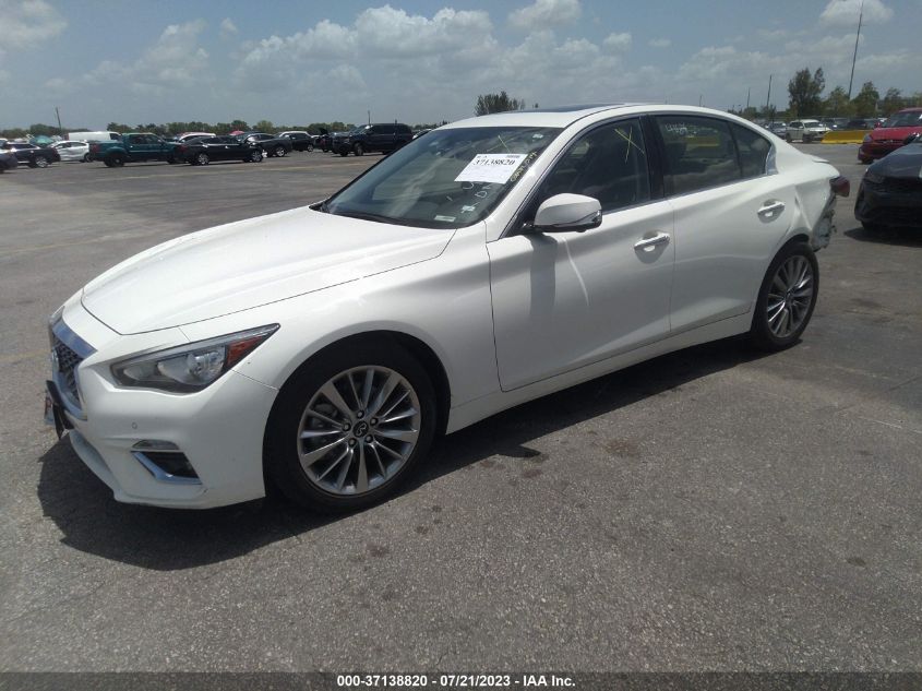 2021 INFINITI Q50 3.0T LUXE - JN1EV7BR1MM755705