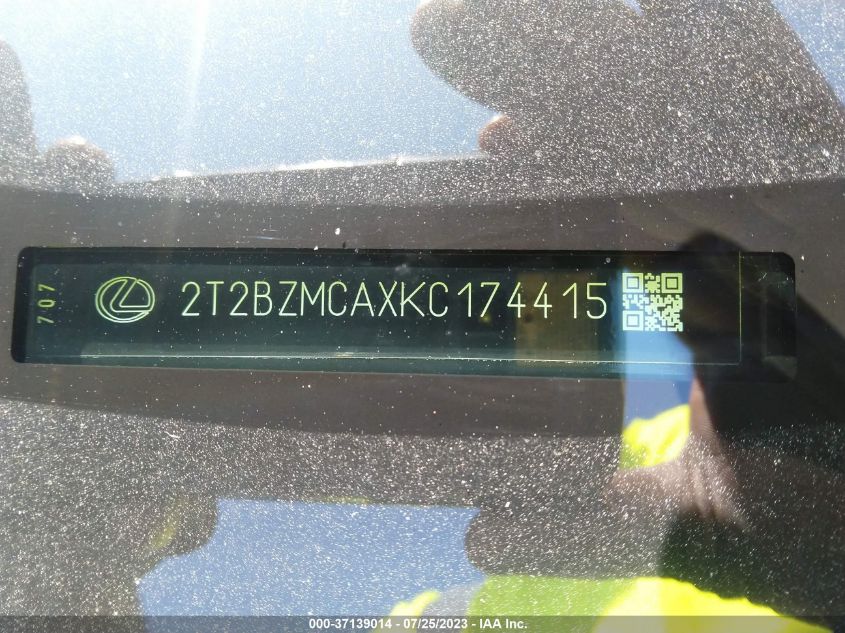 2019 LEXUS RX RX 350 - 2T2BZMCAXKC174415