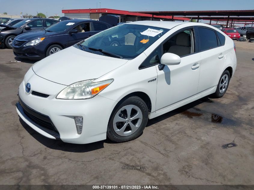2013 TOYOTA PRIUS ONE/TWO/THREE/FOUR/FIVE - JTDKN3DU9D5665660