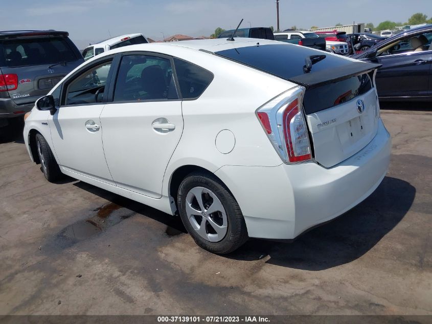 2013 TOYOTA PRIUS ONE/TWO/THREE/FOUR/FIVE - JTDKN3DU9D5665660
