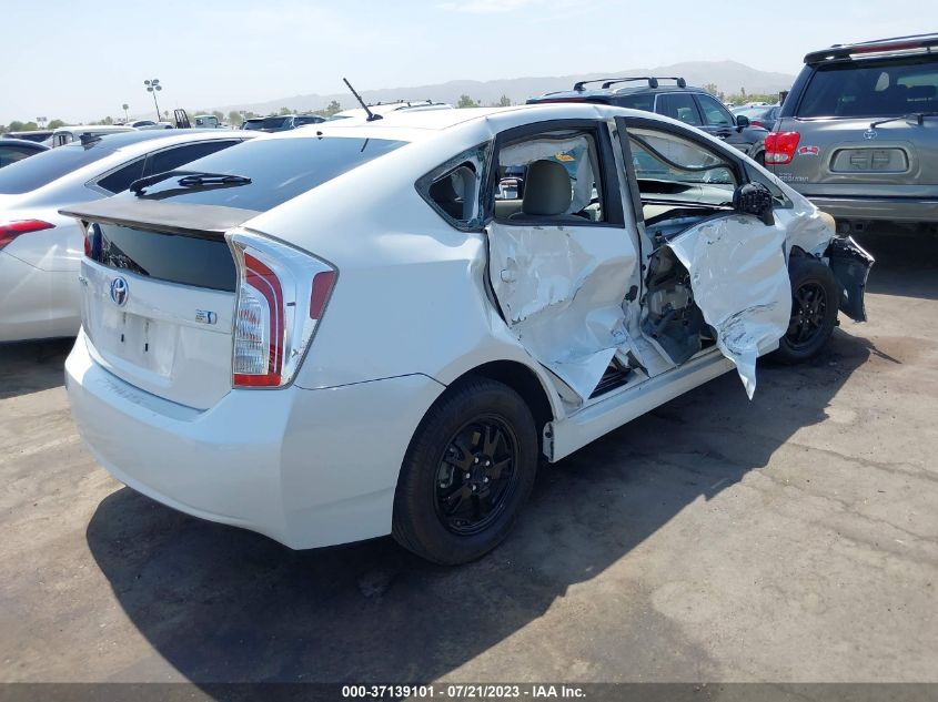 2013 TOYOTA PRIUS ONE/TWO/THREE/FOUR/FIVE - JTDKN3DU9D5665660