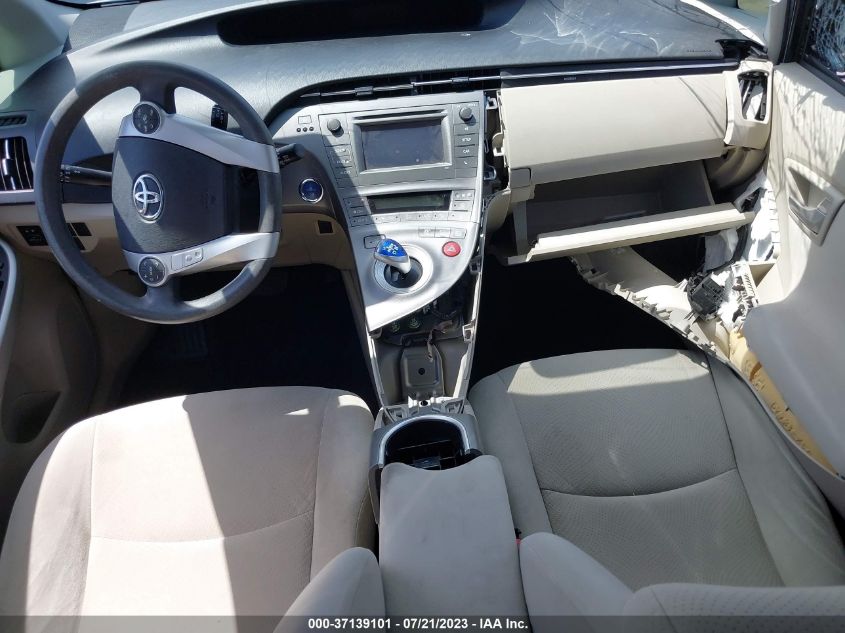 2013 TOYOTA PRIUS ONE/TWO/THREE/FOUR/FIVE - JTDKN3DU9D5665660