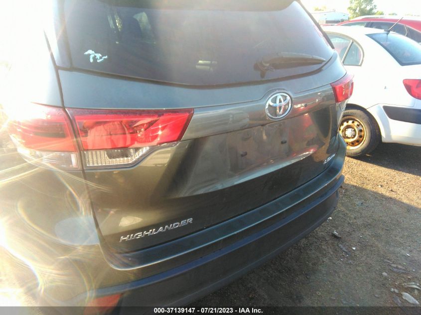 2018 TOYOTA HIGHLANDER LE - 5TDBZRFH4JS887701