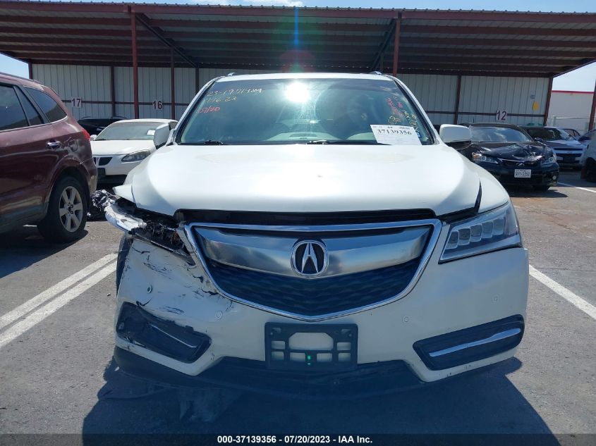 2015 ACURA MDX ADVANCE/ENTERTAINMENT PKG - 5FRYD3H84FD013124