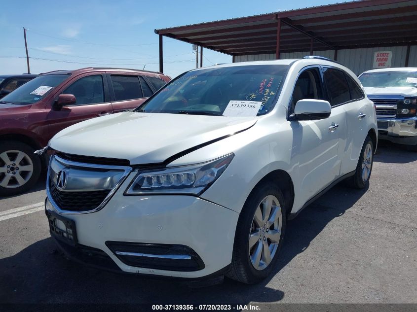 2015 ACURA MDX ADVANCE/ENTERTAINMENT PKG - 5FRYD3H84FD013124