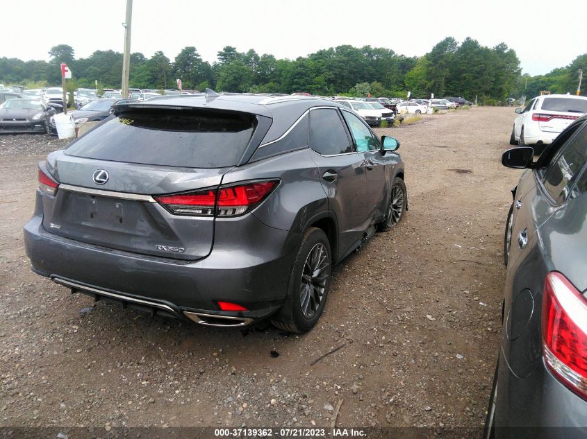 2020 LEXUS RX RX 350 F SPORT - 2T2YZMDA0LC257734