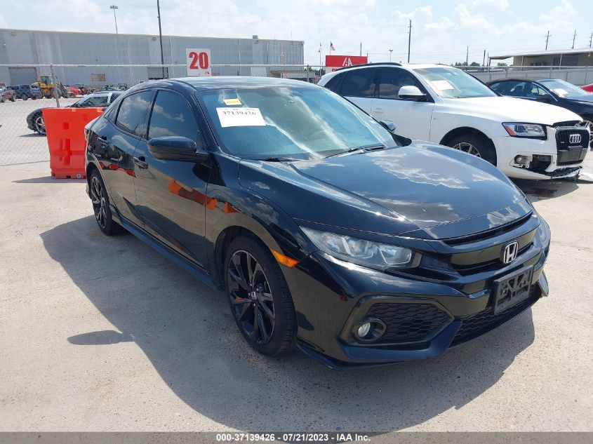 2017 HONDA CIVIC HATCHBACK SPORT - SHHFK7H43HU210575