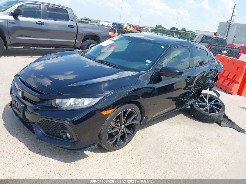 2017 HONDA CIVIC HATCHBACK SPORT - SHHFK7H43HU210575