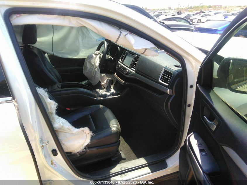 2015 TOYOTA HIGHLANDER XLE - 5TDKKRFH0FS104191