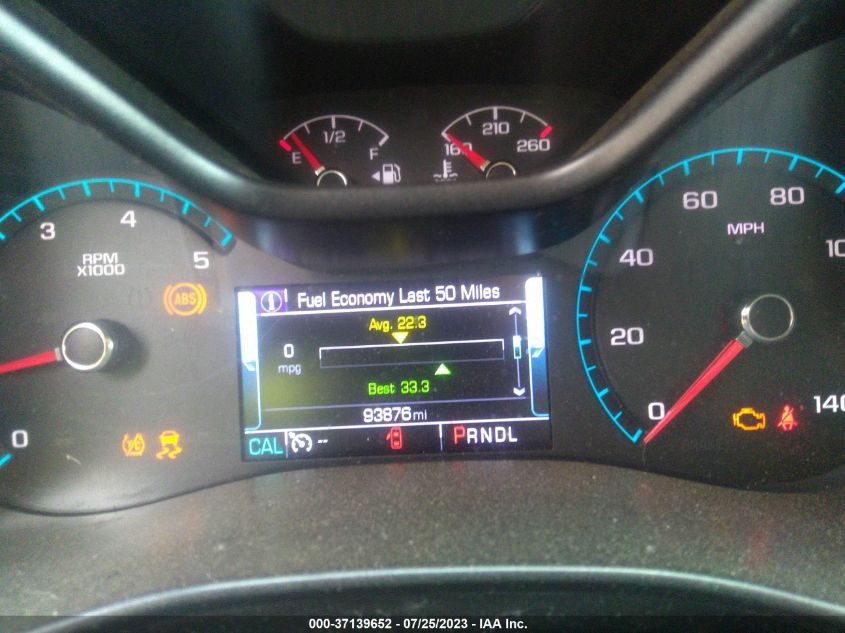 2017 CHEVROLET COLORADO 4WD Z71 - 1GCPTDE16H1171677