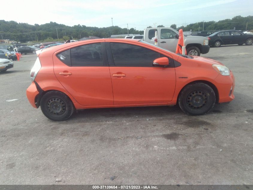 2013 TOYOTA PRIUS C ONE/TWO/THREE/FOUR - JTDKDTB33D1041115