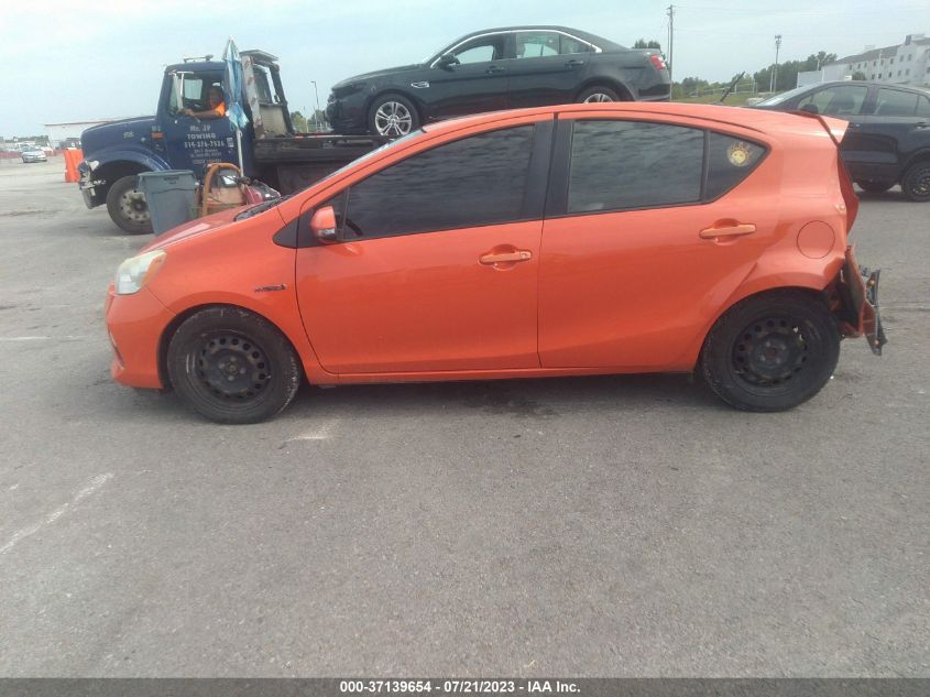 2013 TOYOTA PRIUS C ONE/TWO/THREE/FOUR - JTDKDTB33D1041115