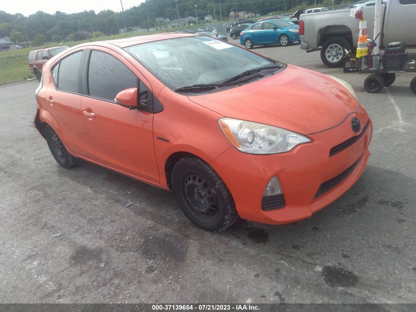 2013 TOYOTA PRIUS C ONE/TWO/THREE/FOUR - JTDKDTB33D1041115