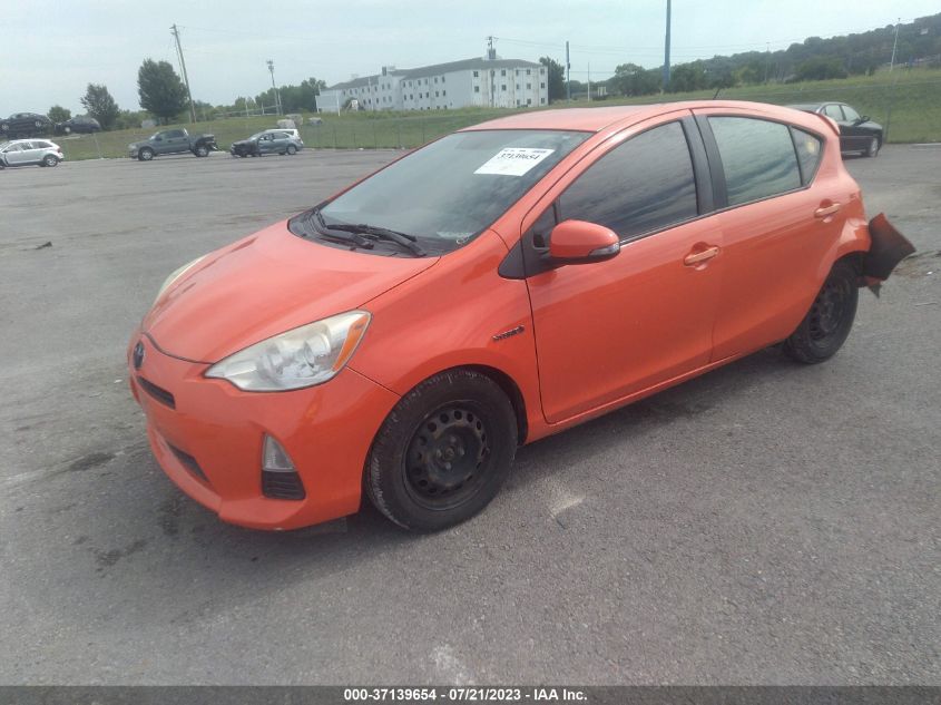 2013 TOYOTA PRIUS C ONE/TWO/THREE/FOUR - JTDKDTB33D1041115