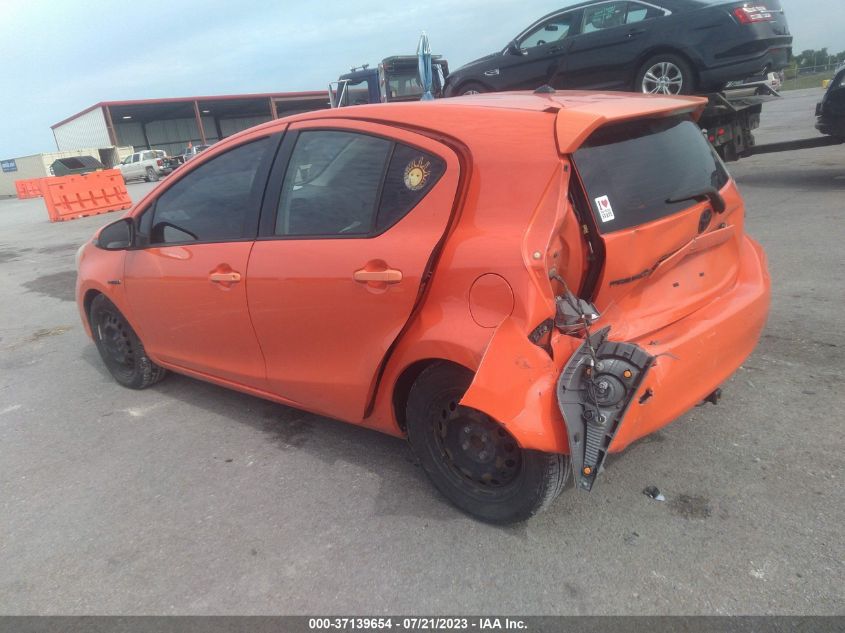 2013 TOYOTA PRIUS C ONE/TWO/THREE/FOUR - JTDKDTB33D1041115