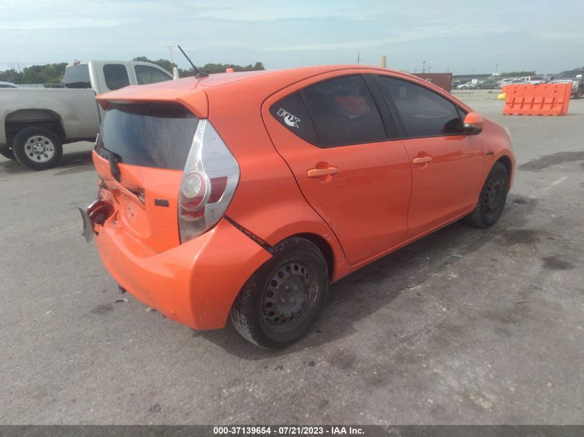 2013 TOYOTA PRIUS C ONE/TWO/THREE/FOUR - JTDKDTB33D1041115