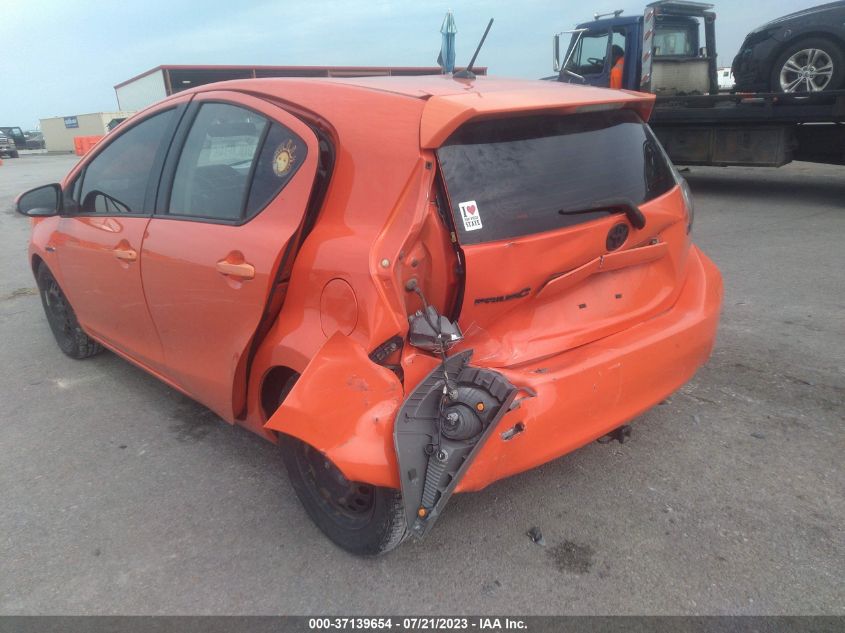 2013 TOYOTA PRIUS C ONE/TWO/THREE/FOUR - JTDKDTB33D1041115