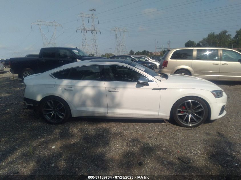 2018 AUDI S5 SPORTBACK PREMIUM PLUS - WAUB4CF58JA101281