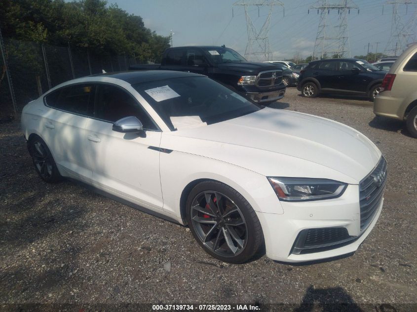 2018 AUDI S5 SPORTBACK PREMIUM PLUS - WAUB4CF58JA101281