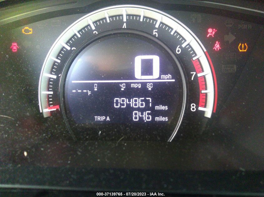 2017 HONDA CIVIC HATCHBACK SPORT - SHHFK7H49HU424521